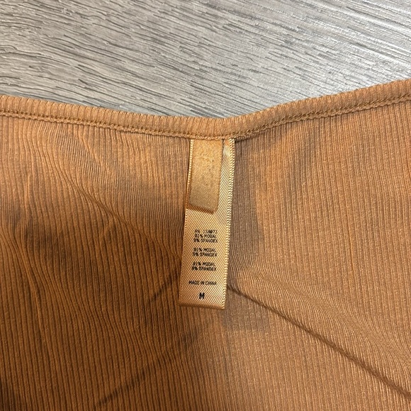 SKIMS Tan Long Sleeve Dress - Picture 2 of 3